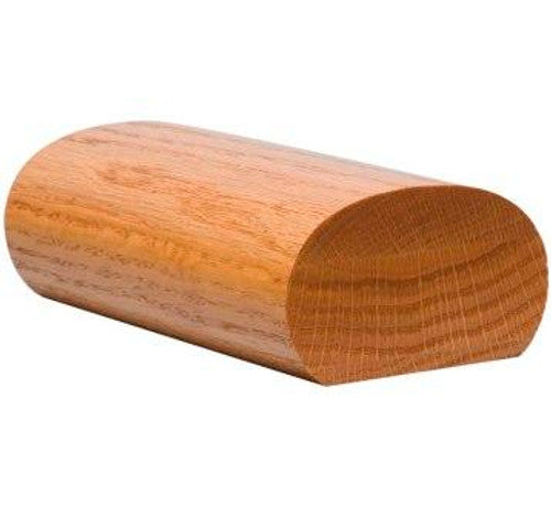 Red Oak Standard Half Moon Handrail