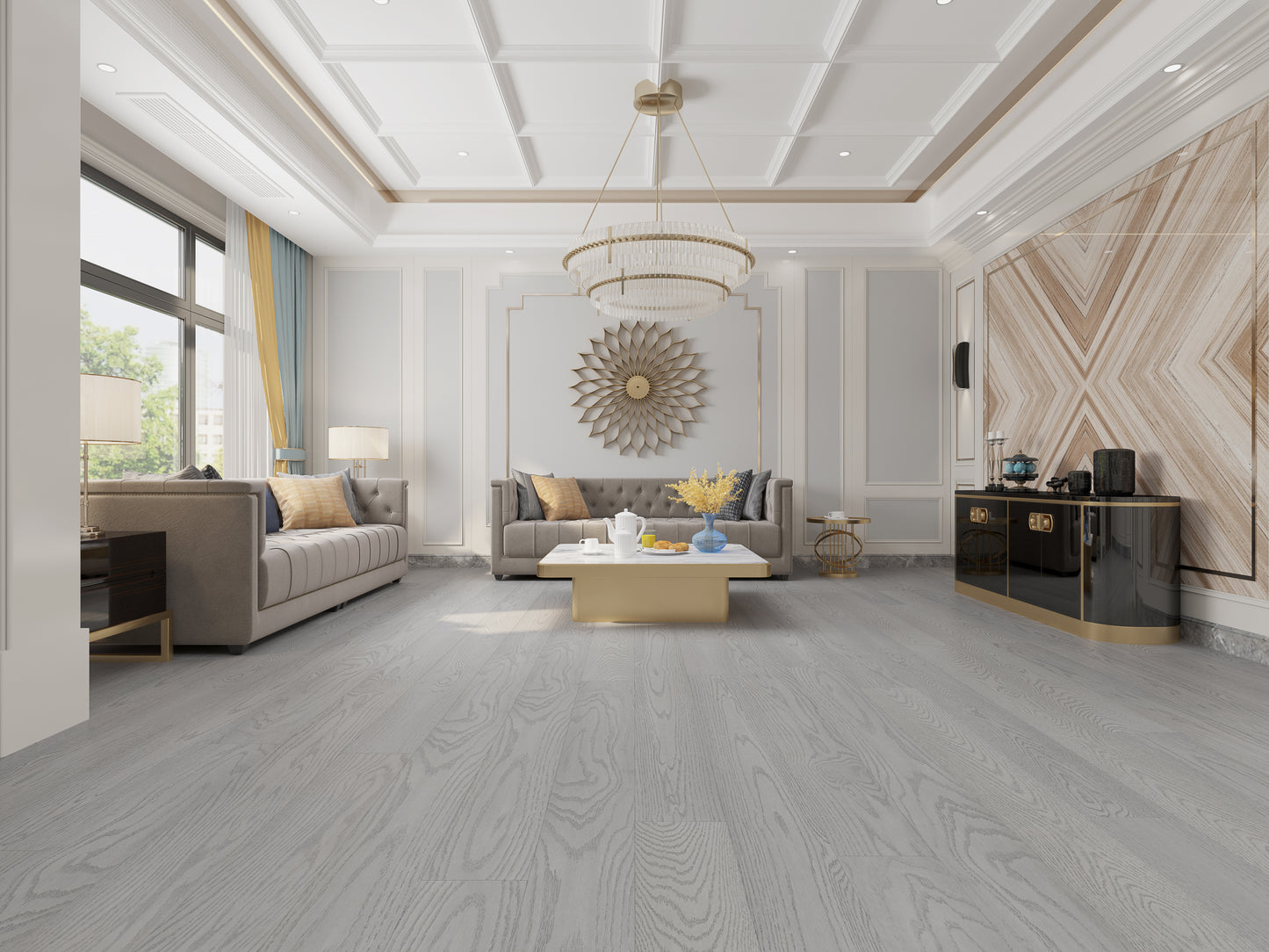 7" Oak Stormy Grey T&G $4.99/sqft