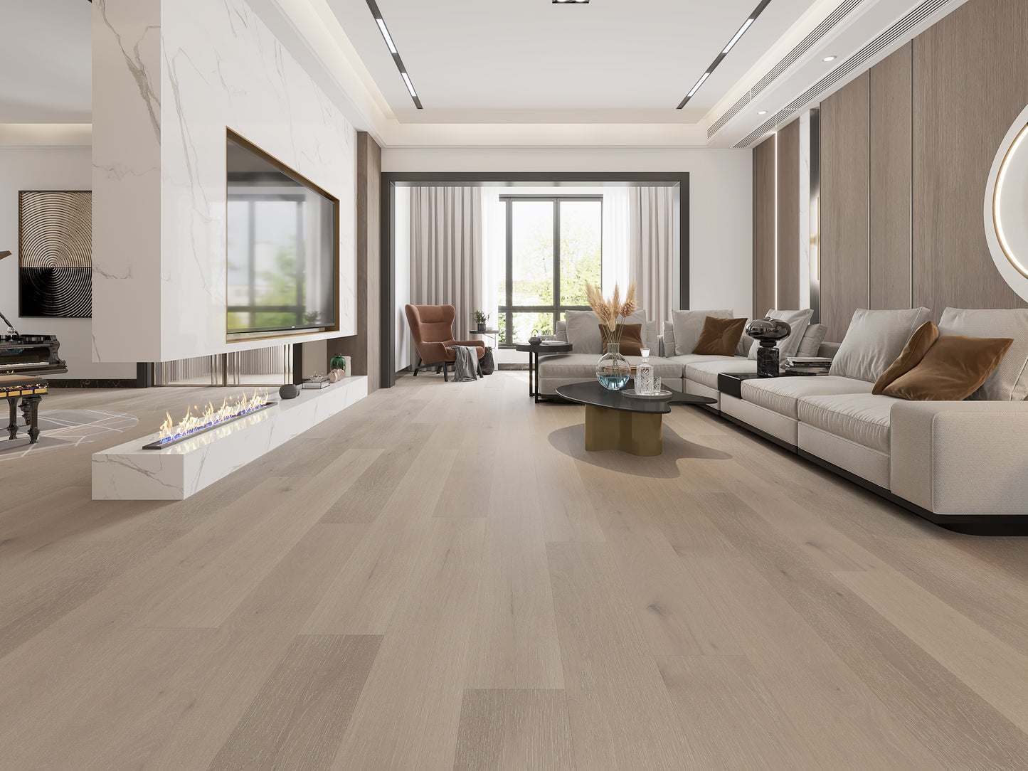 7" Oak Snow White T&G $4.99/sqft